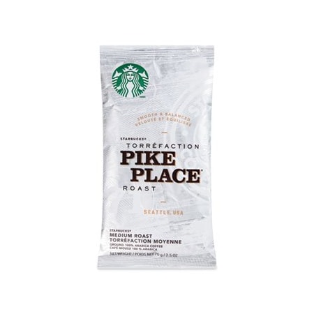 Starbucks Coffee Co Coffee, Pike Place, 2.7 oz Packet, 72PK 11018197CT